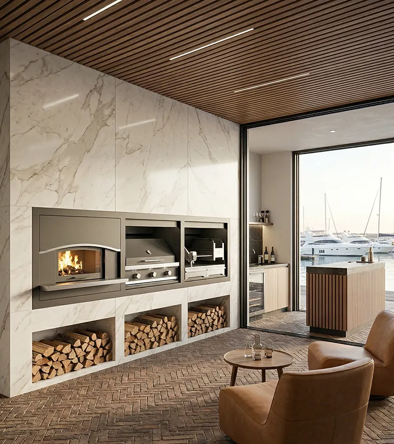Pyro Gas & Wood Combo with Pizza Oven — SAfire braai