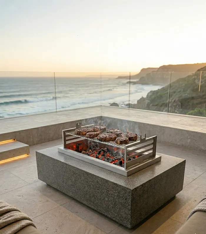 SAfire Plateau Wood Firepit — SAfire braai