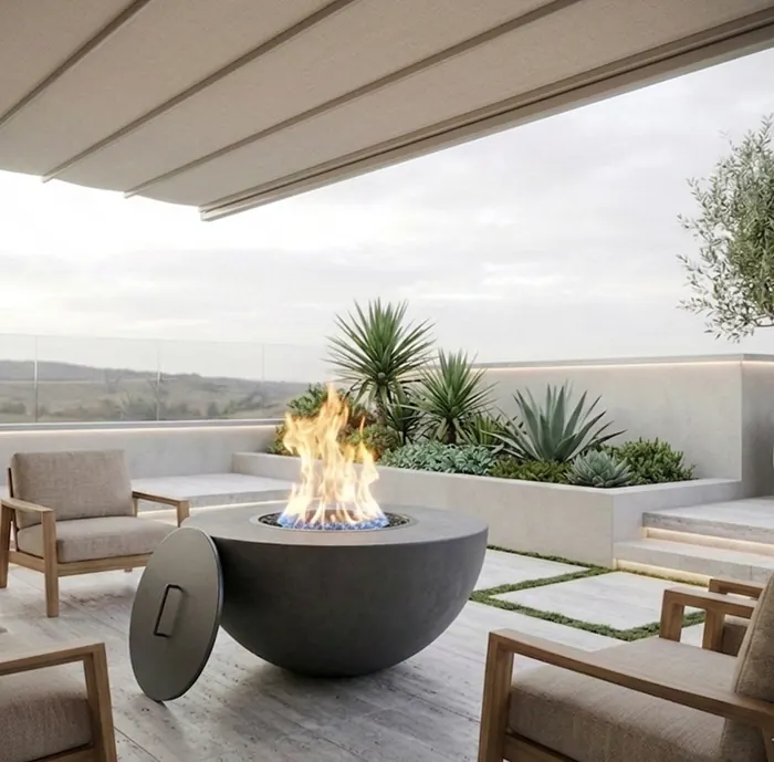 SAfire Carloforno Gas Firepit — SAfire braai